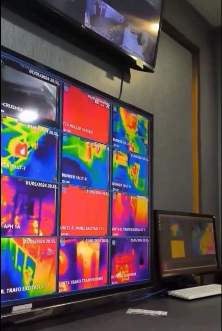 Monitoreo de cámaras termográficas en línea